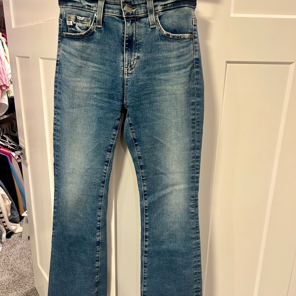 AG Adriano Goldschmied Blue Ankle & Cropped Jeans